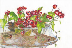 #0021 - Planter of Ivy/Berries